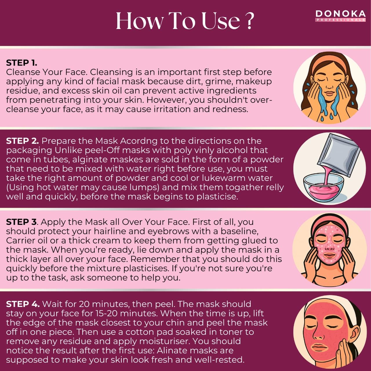 DONOKA Pro Korean Glass Skin Shine Algae Peel Off Power Rubber Masque | Hyarluronic acid + Niacinamide | 50gm | Skin Brightening & Hydrating Face Mask | Deep Cleansing | Natural Glow | Unisex Skincare for All Skin Types |